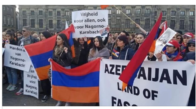 Акции протестов у посольств Азербайджана