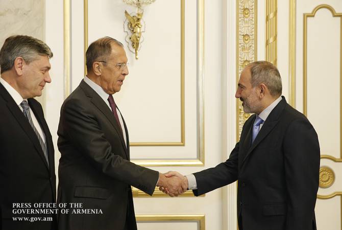Пашинян и Лавров обсудили вопросы повестки дня армяно-российских отношений