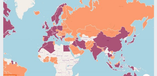 Информация о распространении COVID-19 — на интерактивной карте Настоящего Времени