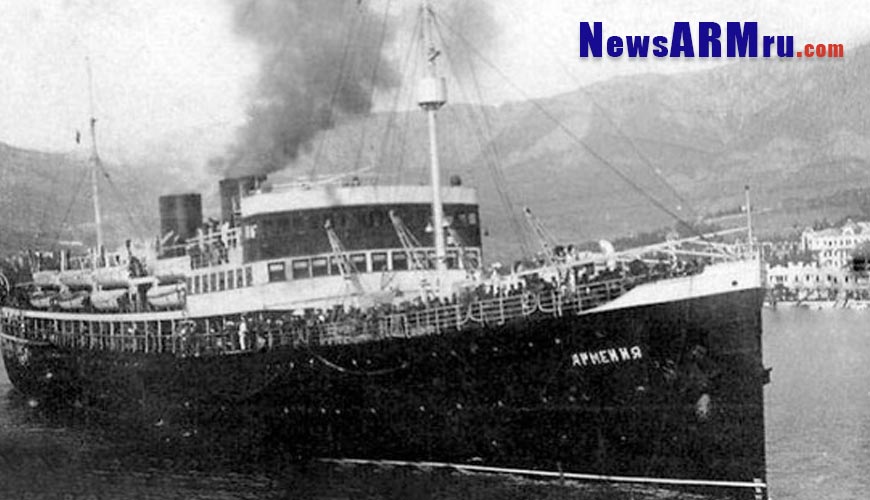 В Черном море нашли теплоход «Армения»
