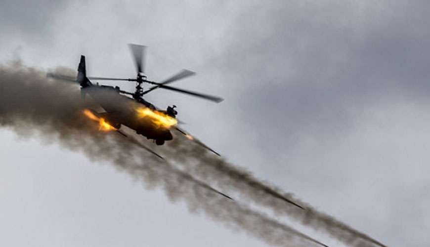 Ка-52 ուղղաթիռը գործողության մեջ Ուկրաինայում (տեսանյութ)